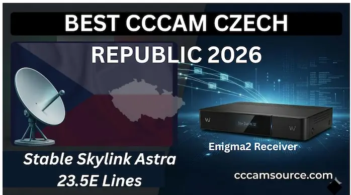 Best CCcam Czech Republic 2026 Skylink Astra 23.5E