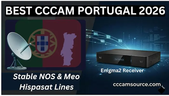 Best CCcam Portugal 2026 NOS Meo Hispasat 30W