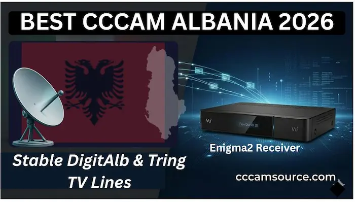 Best CCcam Albania 2026 DigitAlb Tring TV Eutelsat 16A