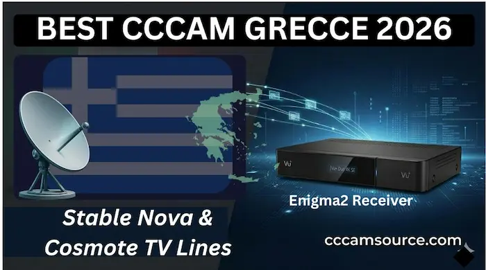 Best CCcam Greece 2026 Nova Cosmote TV Hotbird 13E