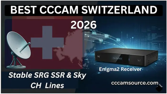 Best CCcam Switzerland 2026 SRG SSR Sky CH Hotbird 13E